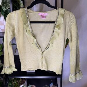 Pinkish Light Green Cardigan